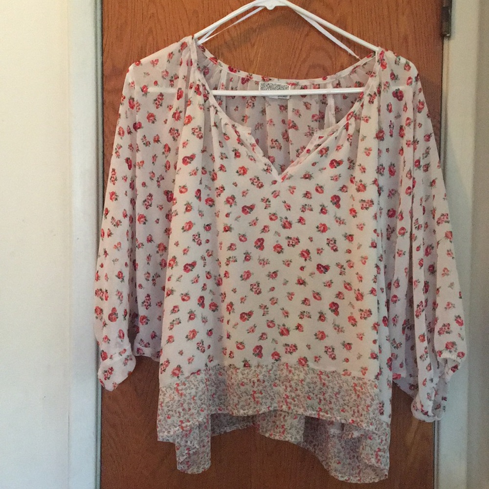 Lucca Couture floral blouse